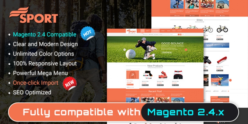 SM Sport - Responsive Magento Theme for Sport Store