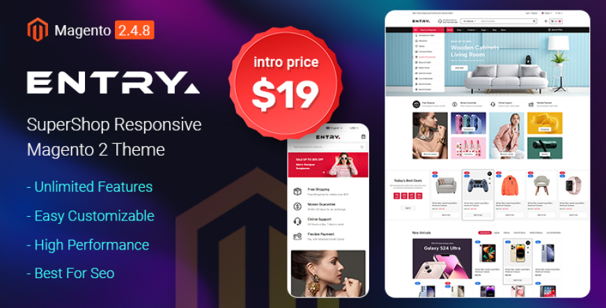 SM Entry - SuperShop Responsive Magento 2 Theme
