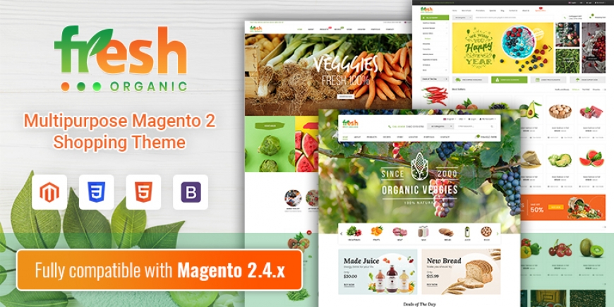 SM Fresh - Multipurpose Responsive Magento 2 Theme