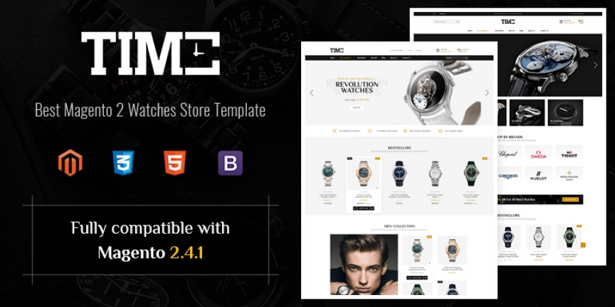 SM Time - Modern Magento 2 Watch Store Theme