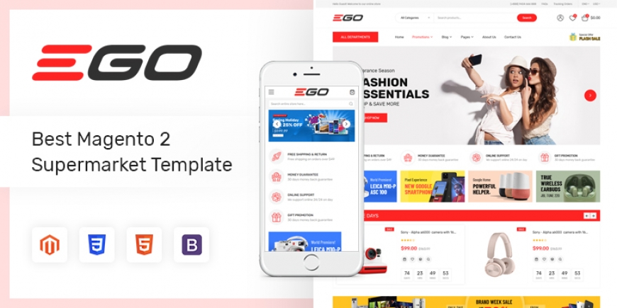 SM Ego - Marketplace Multipurpose Magento 2 Theme