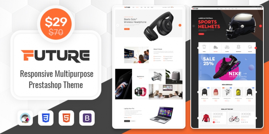 SP Future - Bright and Clean Prestashop 1.7 Theme for Trending Technology Stores