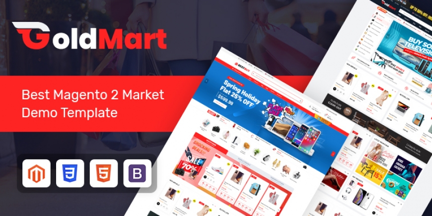 SM Goldmart - Modern Marketplace Magento 2 Theme