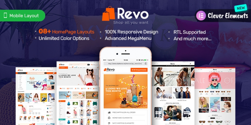 Revo - Elementor Premium Responsive PrestaShop Theme