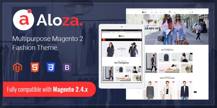 SM Aloza - Responsive Magento 2 Fashion Theme