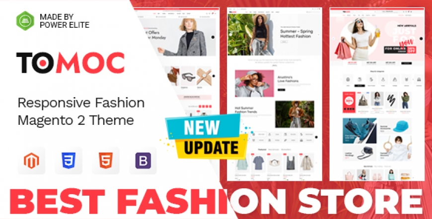 SM Tomoc - Chic Fashion Store Magento 2 Theme Package