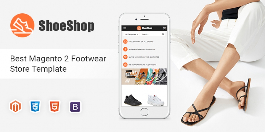 SM ShoeShop - Footwear Store Magento 2 Theme